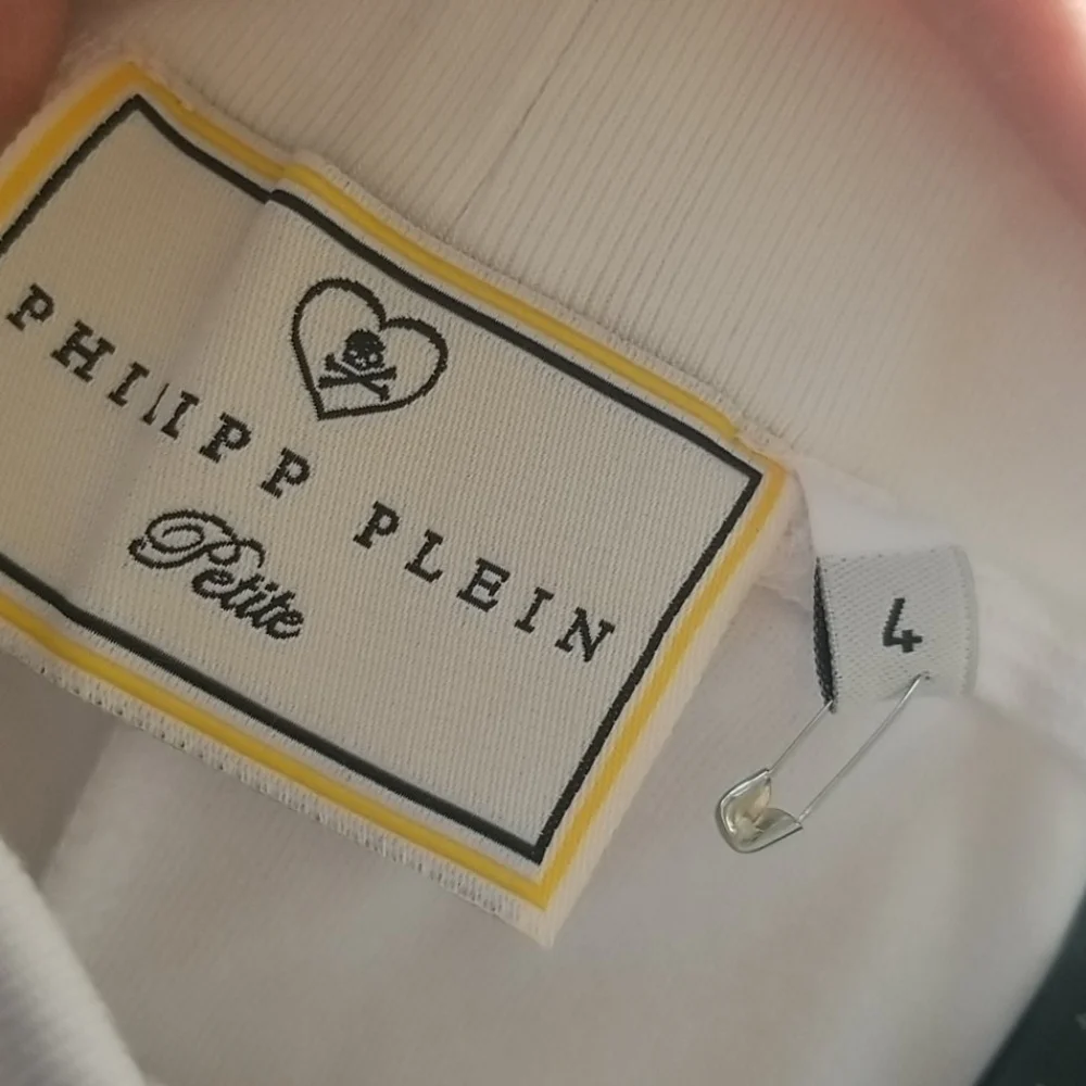 NWOT Philipp Plein Terry Rhinestone Skull Sweatpants